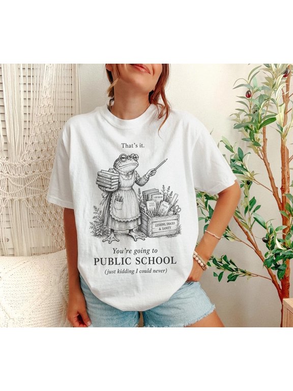 Homeschool Mom for Mama Trendy Graphic Tee Shirt for Men and Women