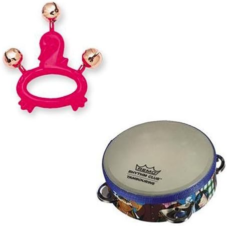 Hohner 6-Piece Rhythm Music Set For Kids - Colorful Plastic Percussion Instruments