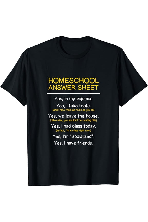 Homeschool Student Kids funny study at home T-Shirt
