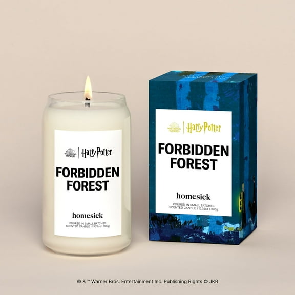 Homesick Harry Potter Forbidden Forest Candle