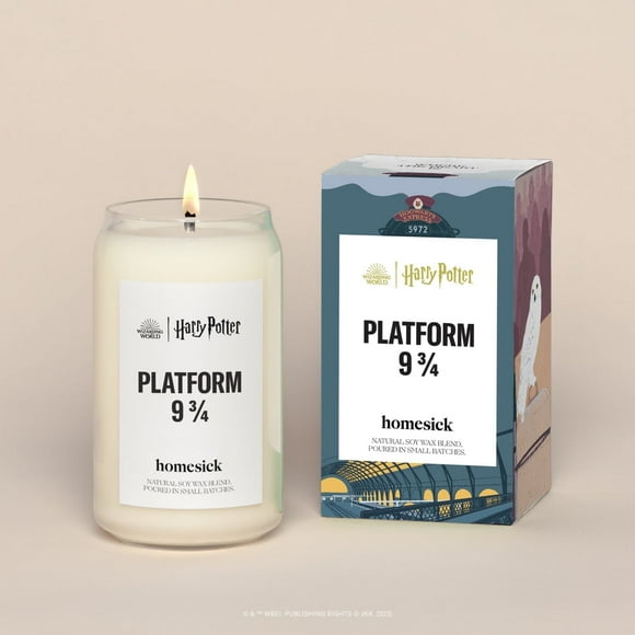 Homesick Harry Potter Platform 9  Candle