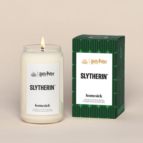 Homesick Harry Potter Slytherin Candle