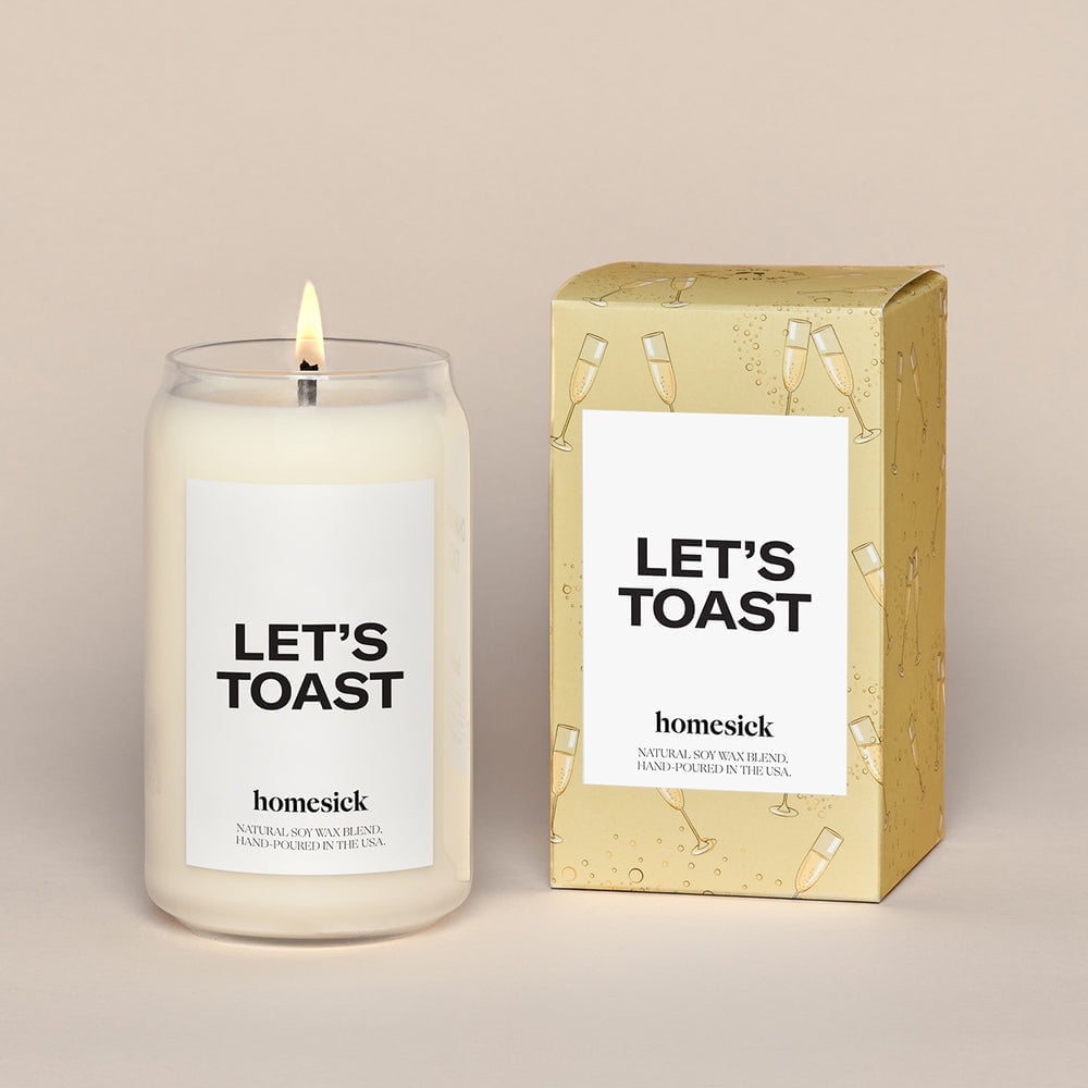 Walmart promo code:  Homesick Let's Toast Scented Candle, 13.75 oz