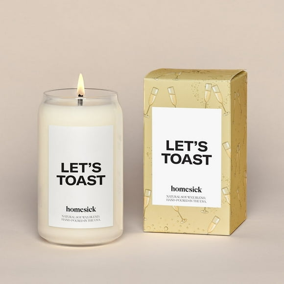 Homesick Let's Toast Scented Candle, 13.75 oz