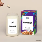 Homesick Premium Scented Candle, Cinnamilk Candle, 13.75 oz, 60-80 Hour Burn, Gifts, Soy Blend Candle Home Decor, Wedding Gift