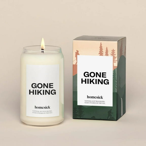 Homesick Premium Scented Candle, Gone Hiking