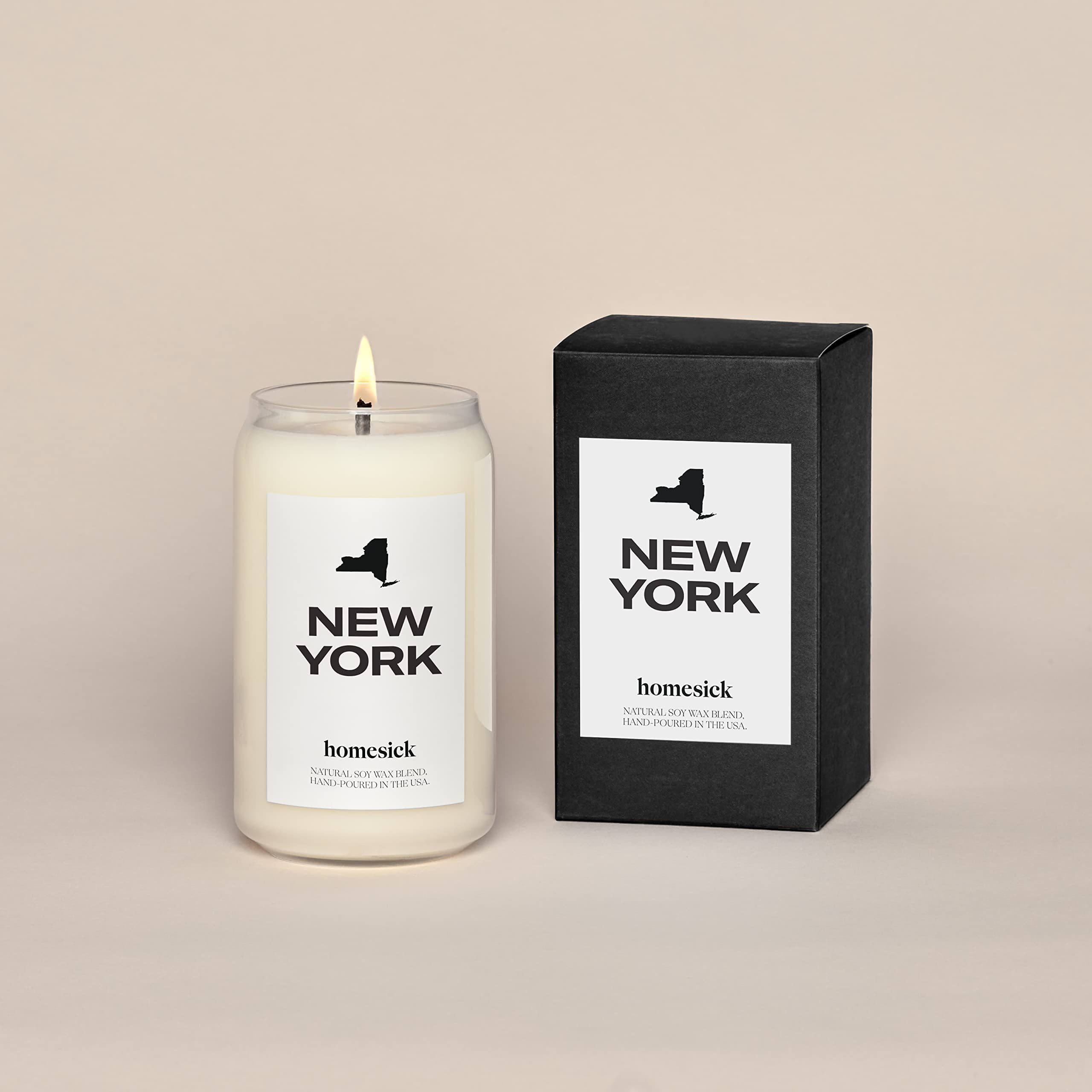 New York Fall Scented Soy Wax Jar Candle