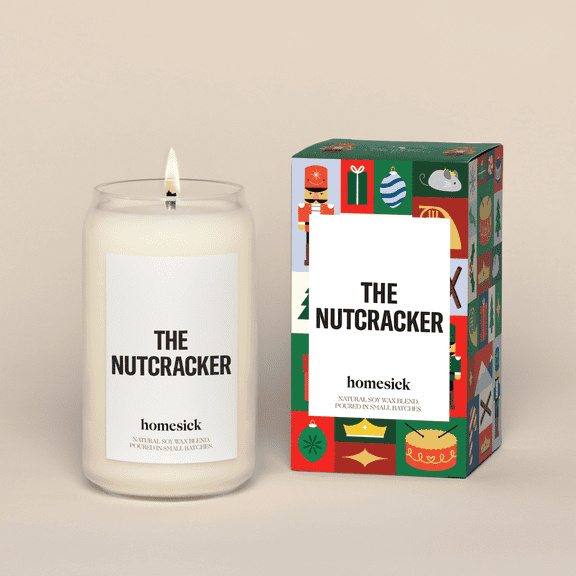 Homesick Premium Scented Candle, The Nutcracker, 13.75 oz
