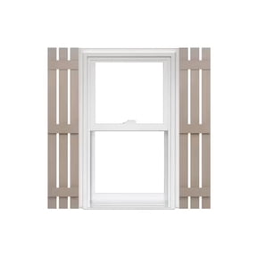 Homeside 3 Board and Batten Split Vinyl Shutters (1 Pair)
