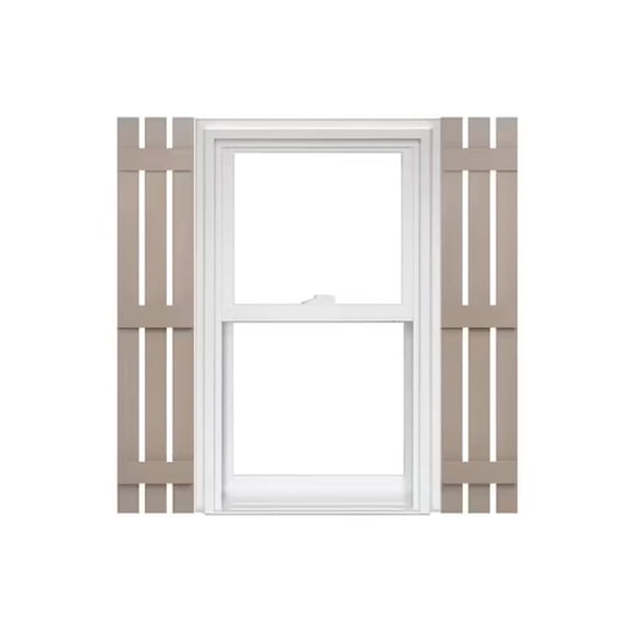 Homeside 3 Board and Batten Split Vinyl Shutters (1 Pair)