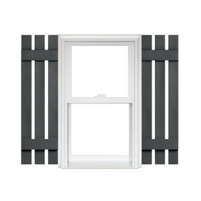 Homeside 3 Board and Batten Split Vinyl Shutter (1 Pair)