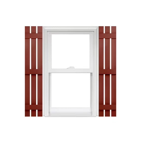 Homeside 3 Board and Batten Split Vinyl Shutters (1 Pair)
