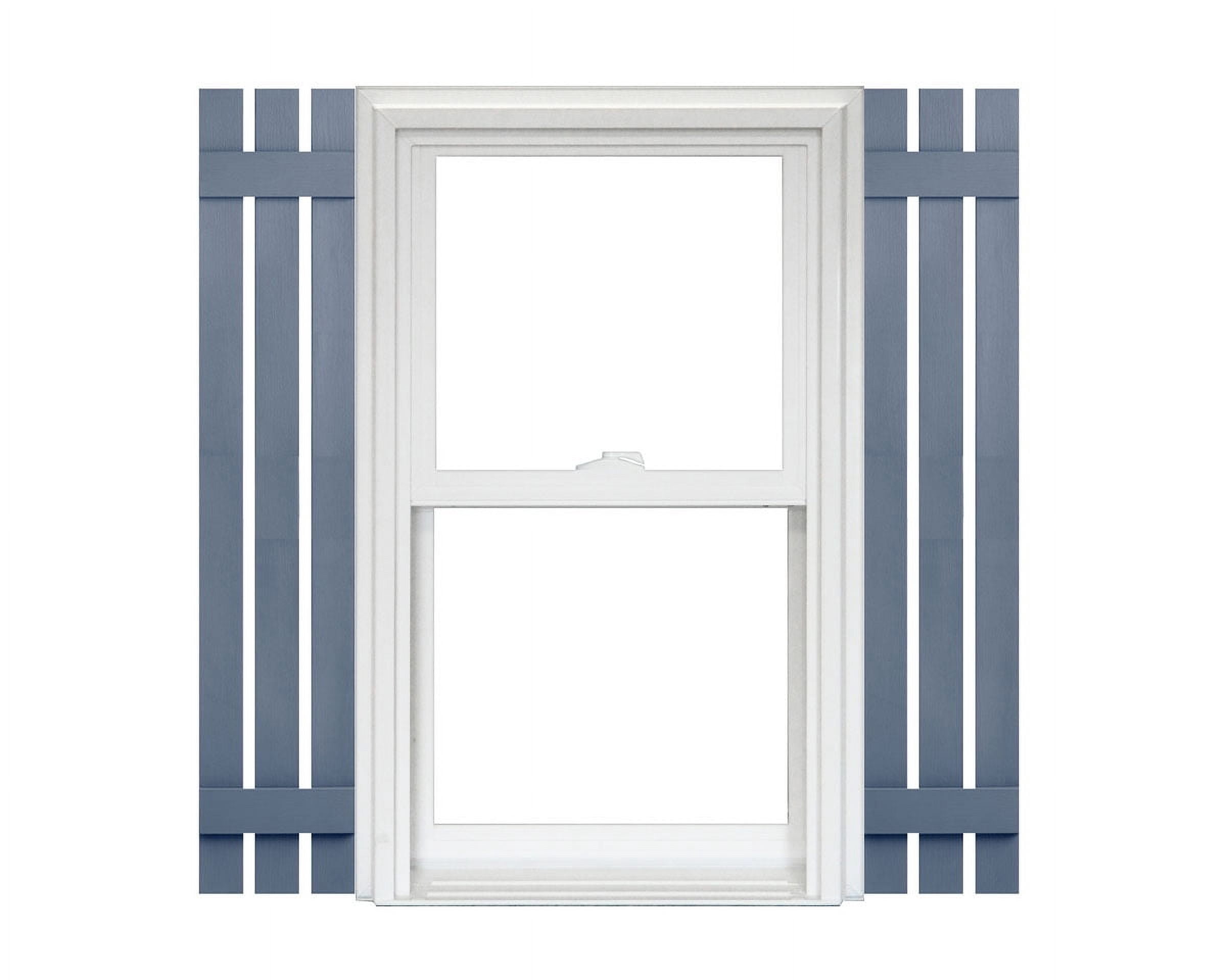 Split Vinyl Homeside 3 Board and Batten Split Vinyl Shutters (1 Pair) - Walmart.com