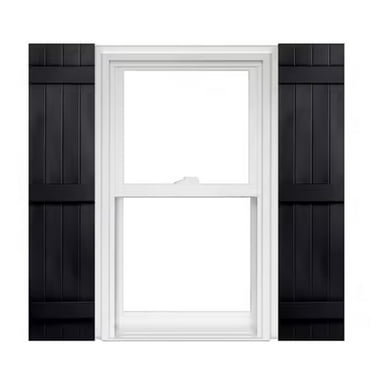 Homeside 4 Board and Batten Joined Vinyl Shutters (1 Pair) In Stock Now