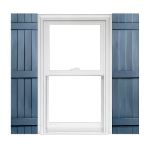 Homeside 4 Board and Batten Joined Vinyl Shutters (1 Pair) In Stock Now