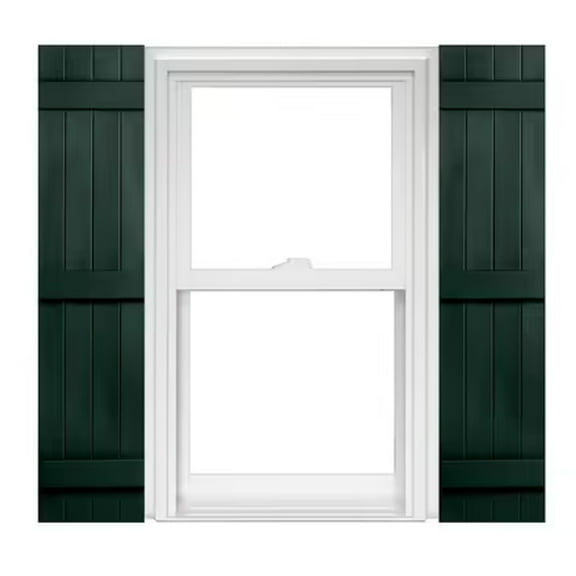 Homeside 4 Board and Batten Joined Vinyl Shutters (1 Pair)