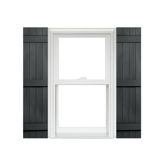 Homeside 4 Board and Batten Joined Vinyl Shutters (1 Pair)
