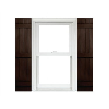 Homeside 4 Board and Batten Joined Vinyl Shutters (1 Pair)