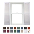 thumbnail image 1 of Homeside Open Louver Vinyl Shutters (1 Pair), 1 of 5
