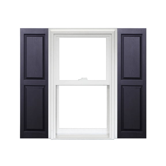Homeside Raised Panel Vinyl Shutters (1 Pair)