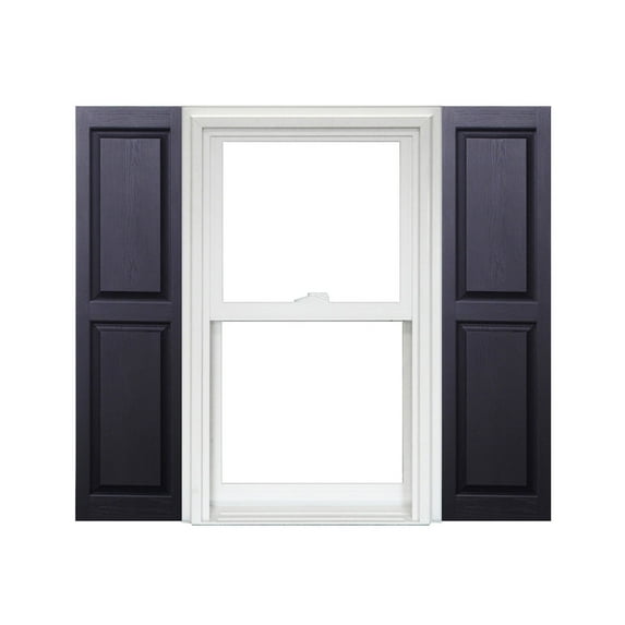 Homeside Raised Panel Vinyl Shutters (1 Pair)
