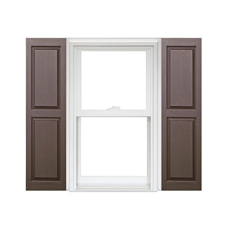 Homeside Raised Panel Vinyl Shutters (1 Pair)