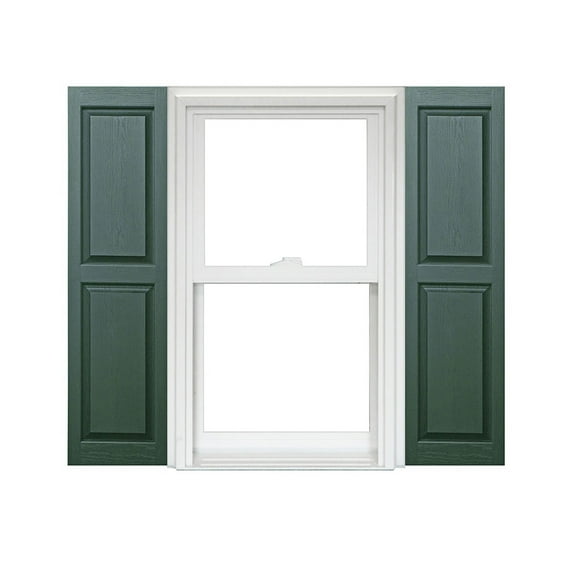 Homeside Raised Panel Vinyl Shutters (1 Pair)