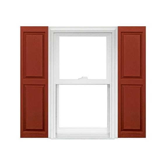 Homeside Raised Panel Vinyl Shutters (1 Pair)