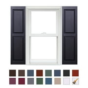 Homeside Raised Panel Vinyl Shutters (1 Pair) In Stock Now