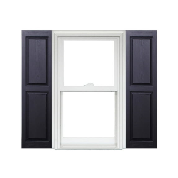 Homeside Raised Panel Vinyl Shutters (1 Pair)