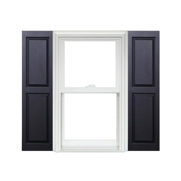 Homeside Raised Panel Vinyl Shutters (1 Pair) In Stock Now