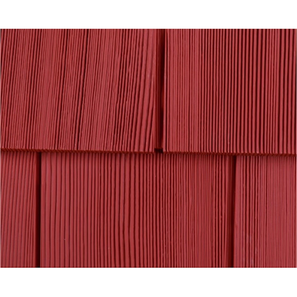 Homeside Select Cedar Shake Vinyl Siding (1/2 Square) Farmhouse Red