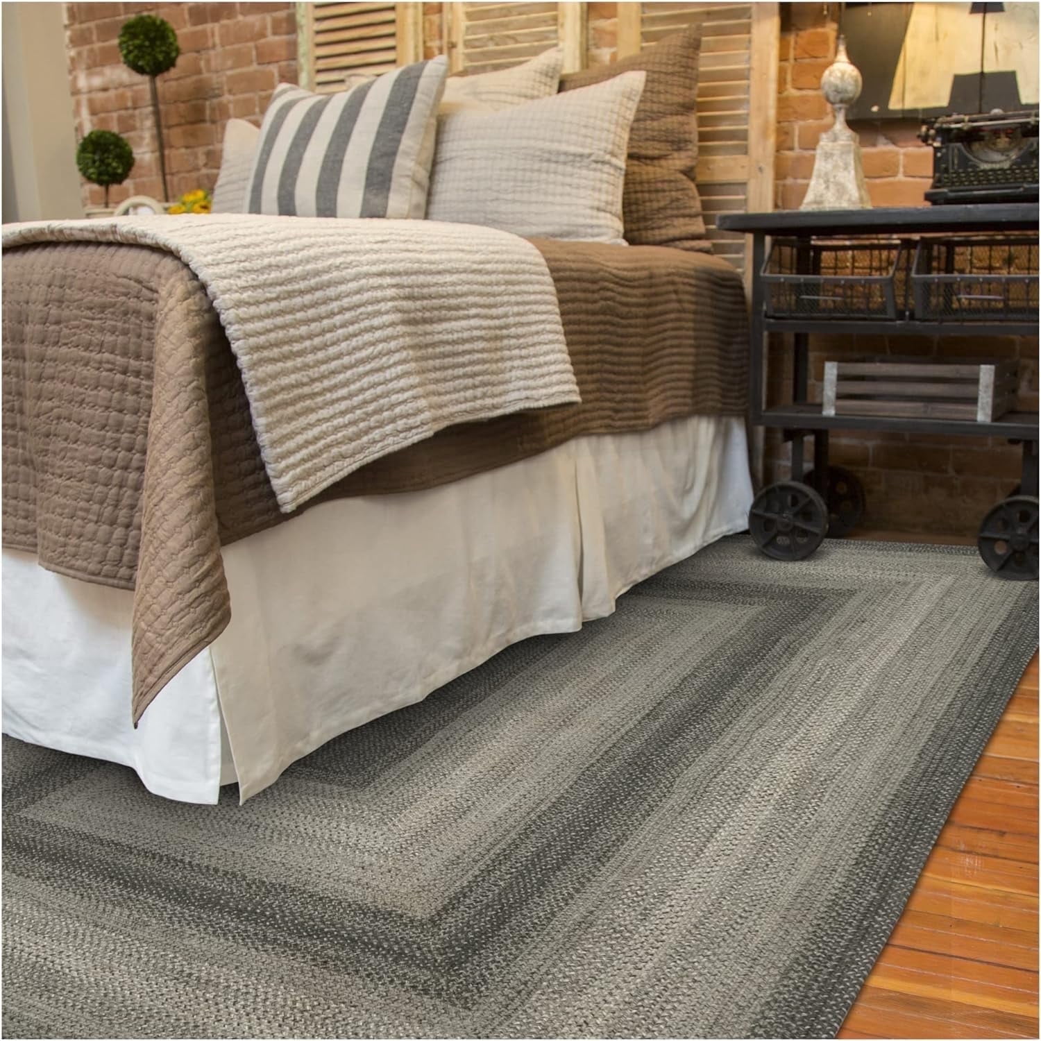 5x8 Rectangular Rug Homespice Flint Hill Braided 5x8' Rug Perfect Rectangular Braided Rugs ...