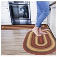 thumbnail image 1 of Homespice Highland Jute Braided Rugs Oval 27x45, Perfect Indoor Entryway Rugs and Pet Friendly Rugs for Living Room, Vintage Country Kitchen Decor Rustic Rug, 1 of 9