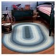 thumbnail image 1 of Homespice Juniper Indoor Outdoor Coastal Rug A Perfect Oval 5x8 Entry Rug Country Area Rugs Washable Rug for Dining Room, Living Room, Bedroom Rugs, 1 of 7