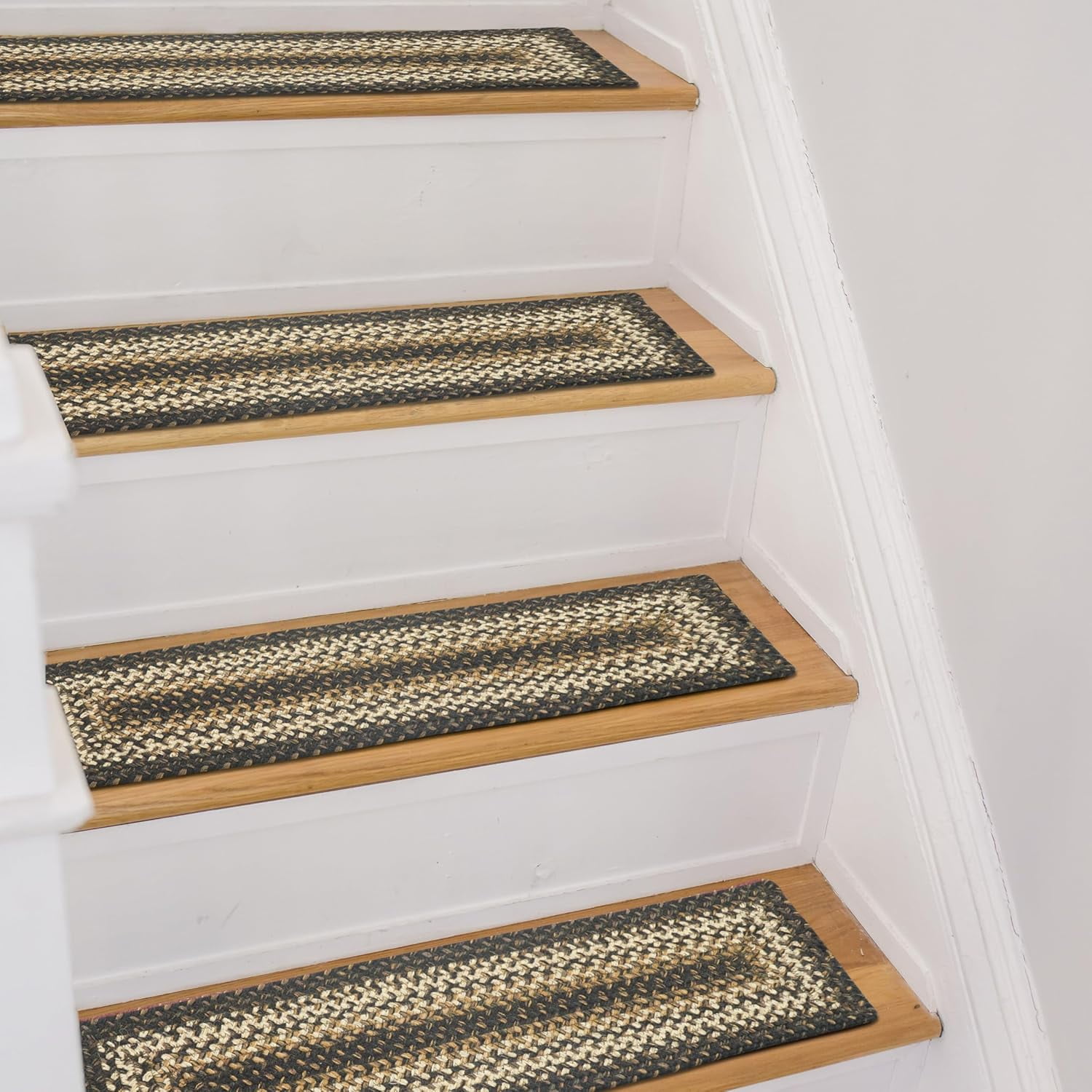 Homespice Kilimanjaro Premium Jute Braided Stair Tread 8