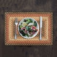 thumbnail image 1 of Homespice Russett Jute Braided Vintage Placemat 13" x 19" Rect. ( Pack Of 4 ) Beige Table Placemat For Dining Table Mat, Spoon Rest Mats, Table Top And Hot Pot Holders, 1 of 9