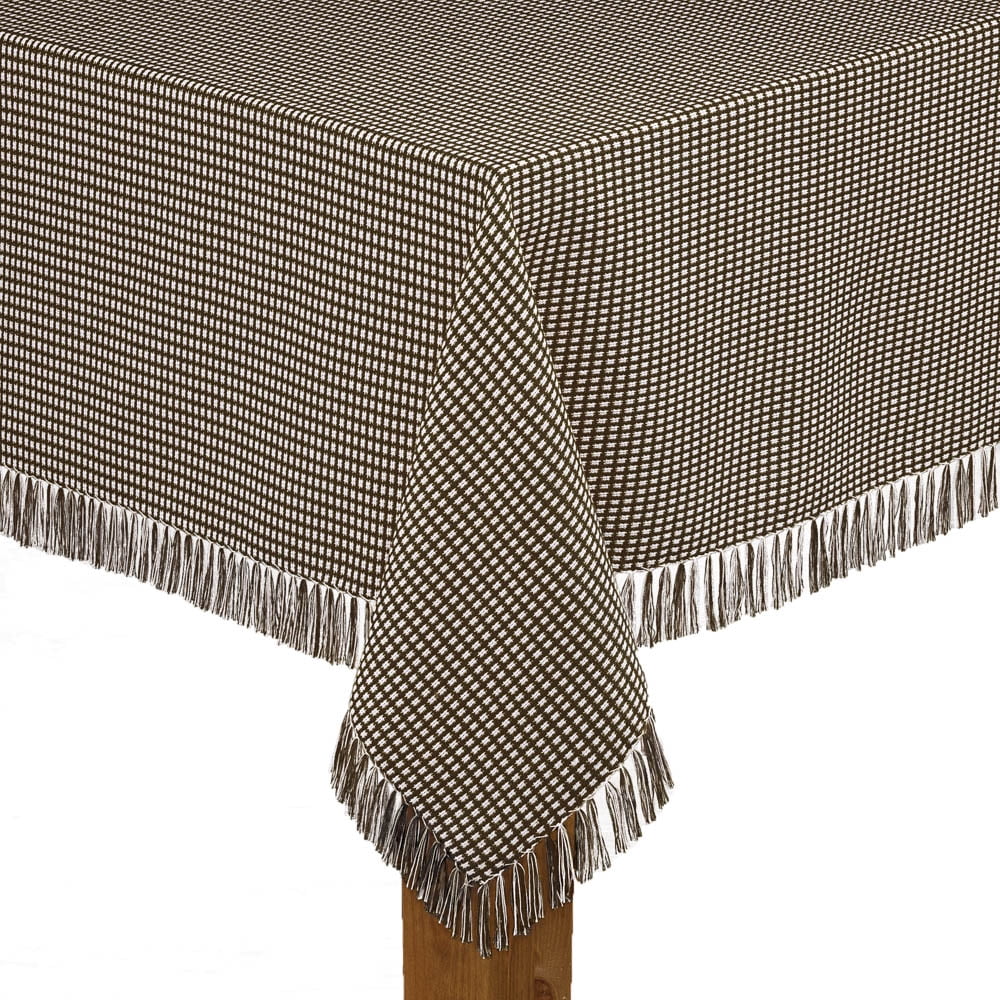 Lintex Linens Homespun Check 100% Cotton Woven Fringed Lintex Linens Homespun Check 100% Cotton Woven Fringed