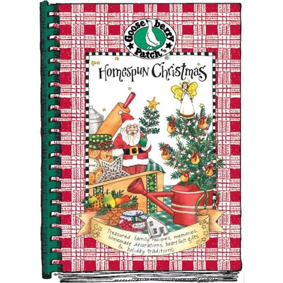 Pre-Owned Homespun Christmas: Treasured Family Recipes, Memories, Homemade Decorations, Heart-Felt Gifts and Holiday Traditions (Hardcover) 1888052007 9781888052008