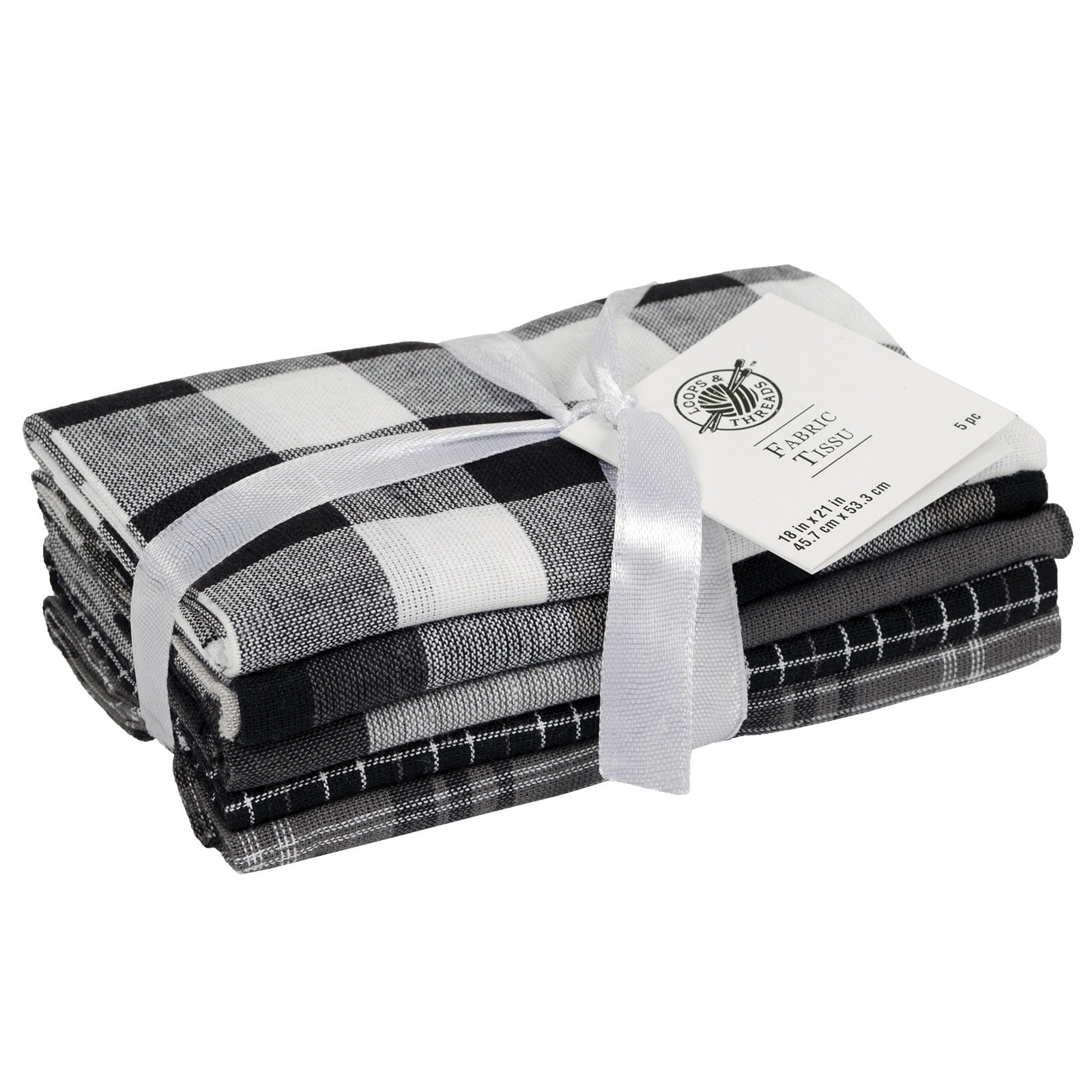 Homespun Cotton Fabric Bundle by Loops & Threads - Walmart.com