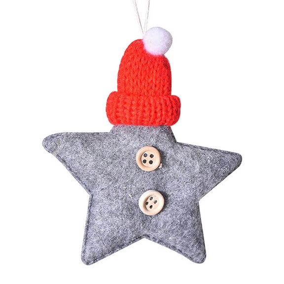 Homespun Star Christmas Ornaments Folk Art Holiday Tree Decorations for Festive Seasonal Celebrations