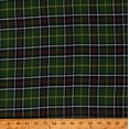 thumbnail image 1 of Homespun Tartan Traditions Plaid Green Red Yellow White Yarn Dyed Cotton Fabric by the Yard (W25582-76), 1 of 1