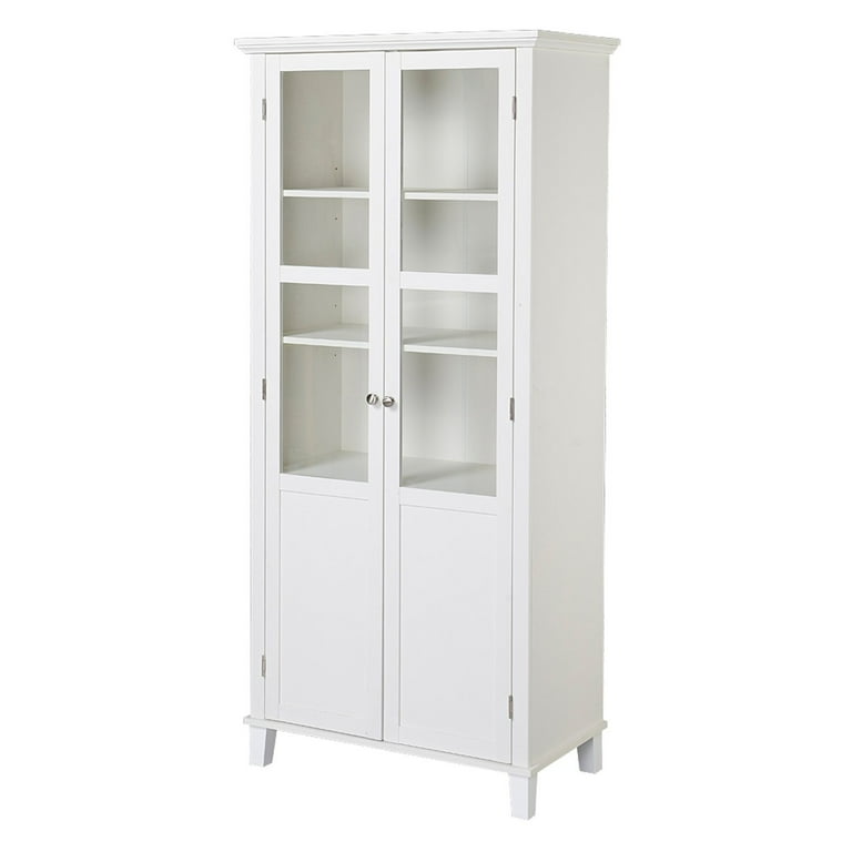 Homestar 2 door glass storage cabinet deals