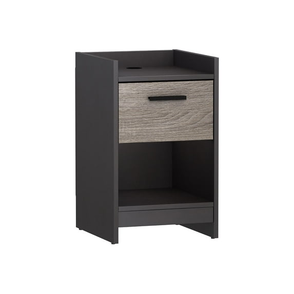 Homestar Central Park 1-Drawer Nightstand, Multiple Finishes