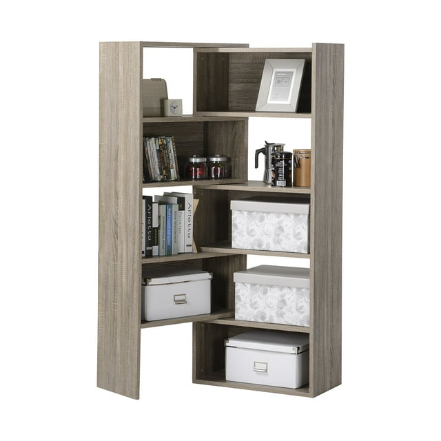 Homestar Flexible and Expandable Shelving Console, Reclaimed Wood