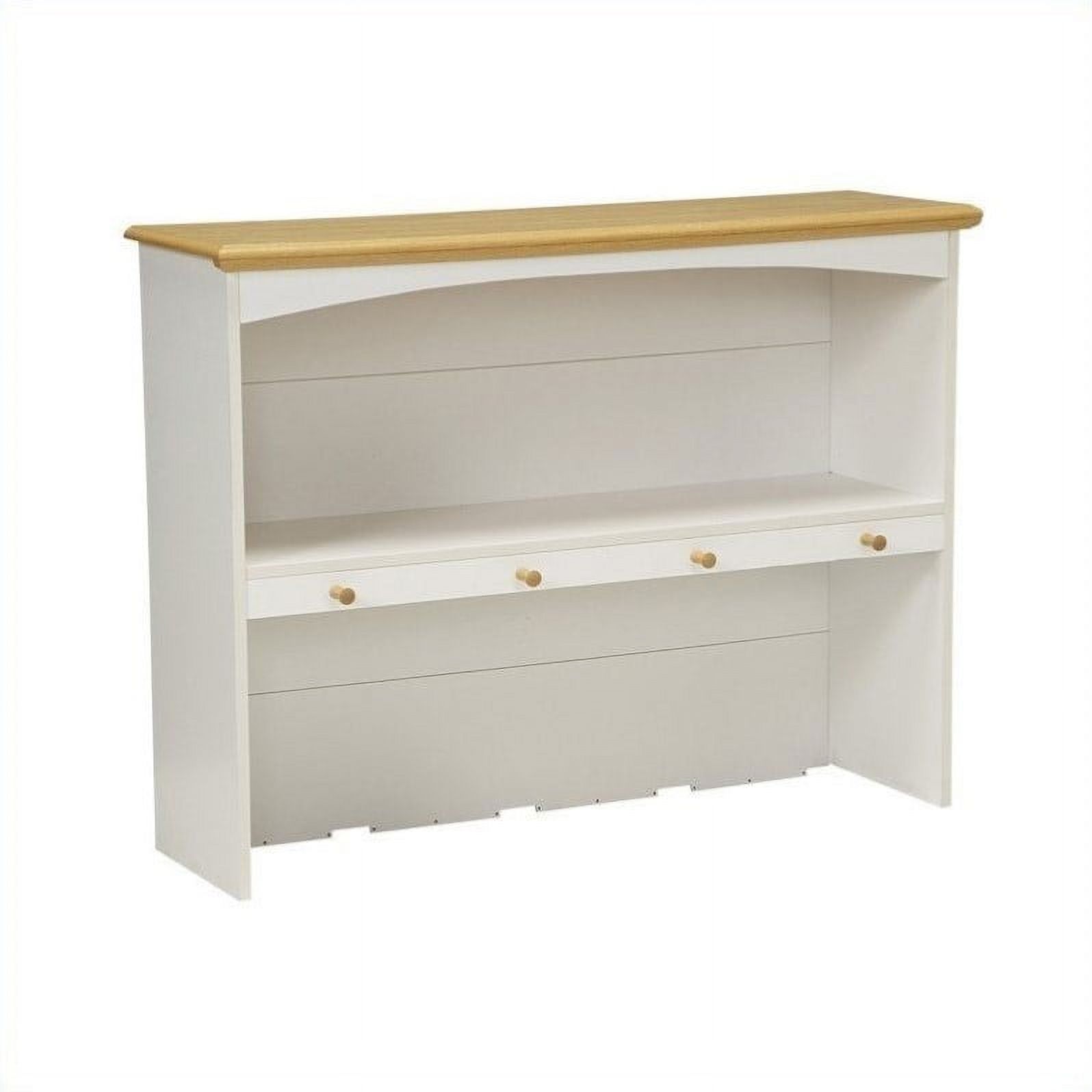 Homestar Lane Furniture Kitchen Hutch with 4 Knobs in White - image 1 of 2