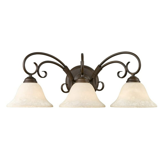 Wry Lighting Homestead 3-light Vanity in Rubbed Bronze