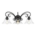 thumbnail image 1 of Wry Lighting Homestead 3-light Vanity in Matte Black, 1 of 4