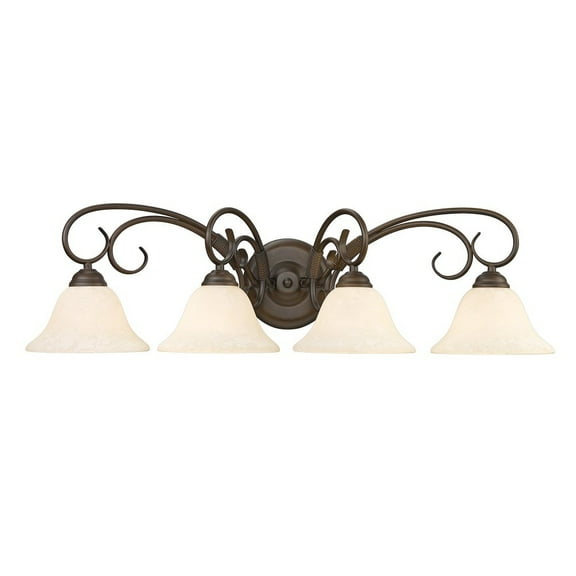 Wry Lighting Homestead 4-light Vanity in Rubbed Bronze