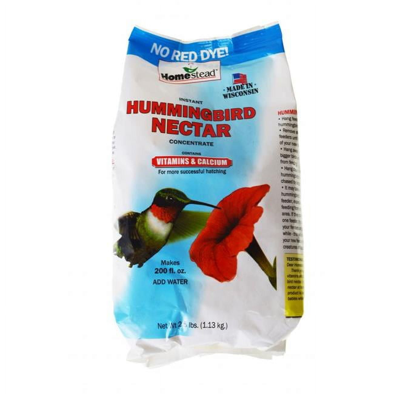 Homestead 4301 Hummingbird Nectar Sugar Concentrate Powder